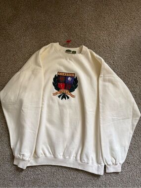 Classic Golf Crest Crewneck Sweatshirt - Cream